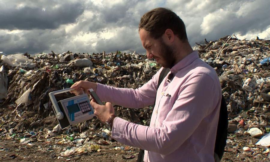 На Новодвинском полигоне твердых коммунальных отходов сегодня дежурил «Экопост»